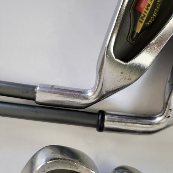 Gemini Professional Tour Golf Clubs Irons 4 6 7 9 PW, RH Stiff Graphite Shaft - Picture 6 of 12